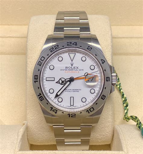 rolex explorer 2 216750 chromalight|rolex explorer ii 22mm.